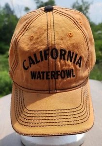 California Water Fowl Hat Cap One Size Orange The Hat Source Calwaterfowl - Picture 1 of 9