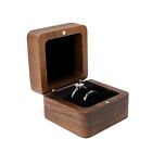Wooden Ring Storage Box Storage Holder Jewelry Box Lover Ring Display Box