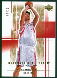 2003-04 Upper Deck Ultimate Collection Gold YAO MING #33 Rare Rockets HOF SP /25 - Picture 1 of 2