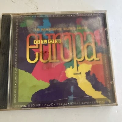 CLUB EUROPA MUSIC—CD-1994–Eartha Kitt, Glam, Maxx, Q-Tex, Face II Face… - Image 1 of 4