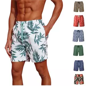 Pantalones cortos de baño de secado rápido para hombre | baúles de natación con tabla de surf en la playa vacaciones de verano - Imagen 1 de 20