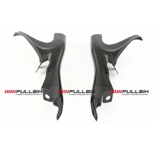 Fullsix Ducati Monster 821 1200 Kohlefaser Rahmenabdeckungen - Satin - Bild 1 von 1