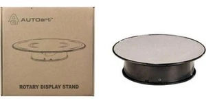 Rotary Display Turn Table 8 Inches Silver Top 1/43, 1/64, 1/32, 1/24 by Autoart - Picture 1 of 12