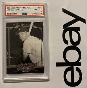 MICKEY MANTLE PSA 8 New York Yankees Upper Deck Man Cave FIGHT INFLATION 2005 - Picture 1 of 12