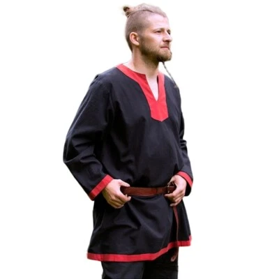 Basic Medieval Tunic Viking Clothing Custom Made Size Shirt Renaissance LARP SCA - Image 1 of 4