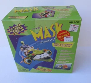 THE MASK EYE-POPPIN STREET MACHINE W/MILO SIDEKICK ANIMATED SERIES NEW - Picture 1 of 4