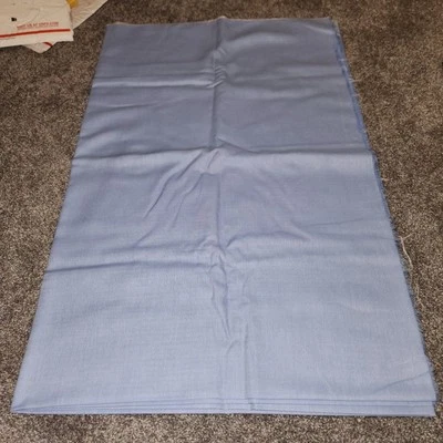 Remnant Scrap Fabric Blue Approx 65x42 - Image 1 of 4