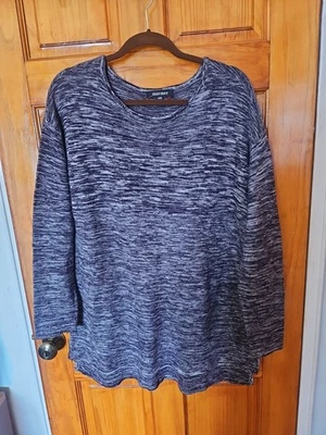 Ellen Tracy 女式针织毛衣弹力长衫,尺寸 XXL,全新无标签  — 第 1/4 张图片