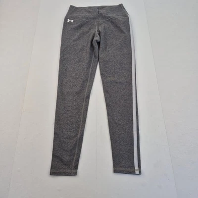 UNDER ARMOUR Leggings Small 8 10 Grey Women's Cotton Blend Athletic Pants - Image 1 of 4