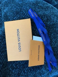 Authentic LOUIS VUITTON Wallet Box With Gift Card And LV Ribbon Unused - Picture 1 of 8