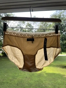 Bragas hipster con ribete de encaje talla 6 Hue D’luxe nuevas con etiquetas - Imagen 1 de 2