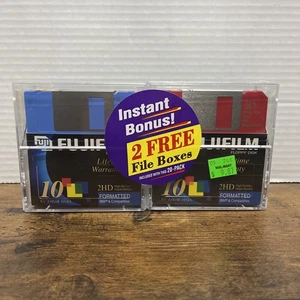 Fujifilm 2HD High Density 3,5" Diskette 20er Pack Retail versiegelt farbig 1,44 MB - Bild 1 von 6