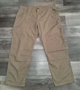 Patagonia Iron Forge Heavy Work Double Knee Hemp Canvas Pants Brown Mens 44x34 - Picture 1 of 14