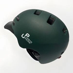 Urban Prime Unisex – Erwachsene Urban Helm Schutzhelm, grün, L-58-61 cm + Licht - Bild 1 von 12