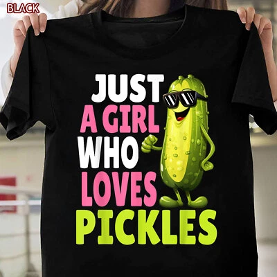 Just A Girl Who Loves Pickles - Divertidas gafas de sol de eneldo encurtido camiseta, regalo para G Foto 1 de 4