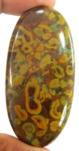 148.85 Ct Natural Ajubalite Fruit Jasper Gemstone Cabochon Wire Wrap Stone-22163 - Picture 1 of 3