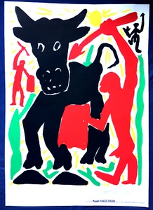 A.R.PENCK  Flagge zeigen  HANDSIGNIERT Siebdruck 84x60, limit.  NEU, ZERTIFIKAT - Bild 1 von 6