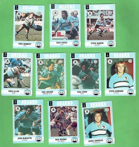 #D406. 1977 CRONULLA SHARKS SCANLENS RUGBY LEAGUE CARDS - Bild 1 von 2