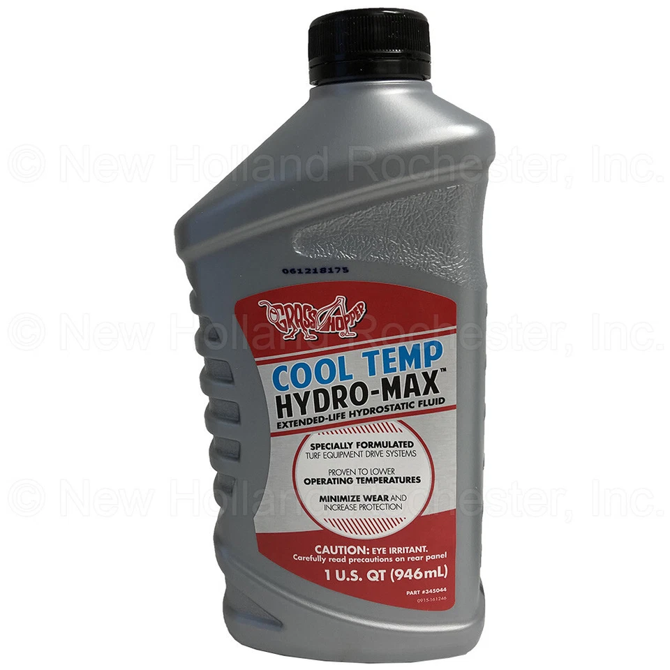 NEW HOLLAND Grasshopper CoolTemp Hydro-Max Fluid 1 Qt Part # 345044