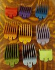 WAHL Hair Clipper 9-Pack Color Coded Cutting Guides - NEW (Guides Only)