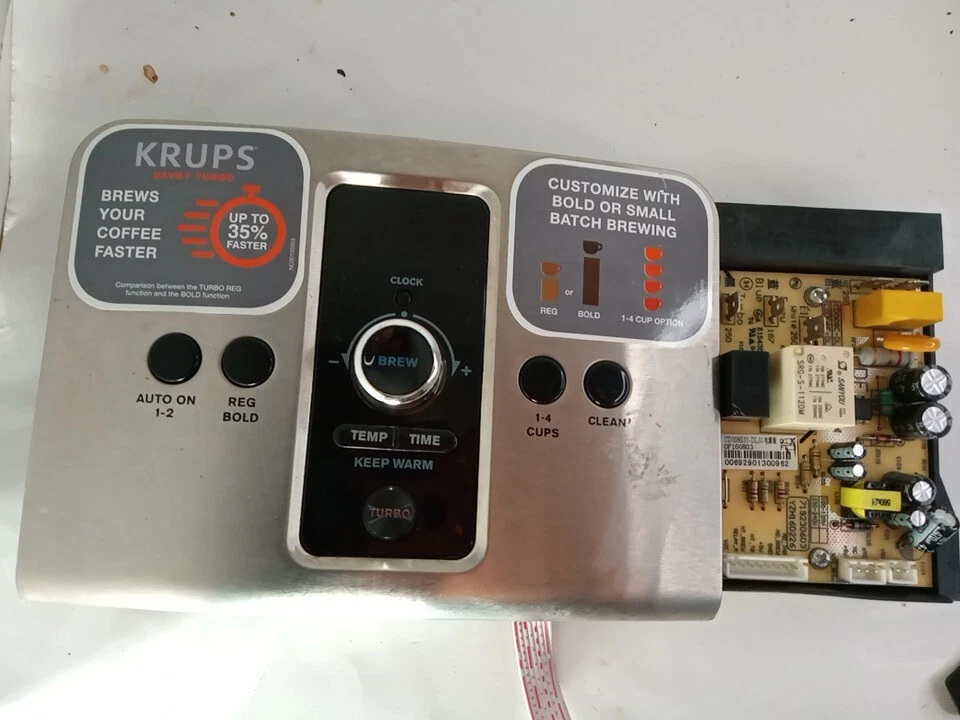 REPUESTOS CAFETERA KRUPS EC411 TURBO SAVOY/PANEL DE CONTROL Y PLACA DE ALIMENTACIÓN Foto 1 de 4