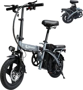Ebikes Folding Electric Bike for Adults 14" 400W Folding Ebike 48V 15AH Battery - Picture 1 of 32