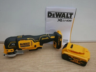DeWalt DCS356 18V XR 3 Speed Oscillating Multi Tool Bare Unit + DCB184 5AH Batt - Image 1 of 4