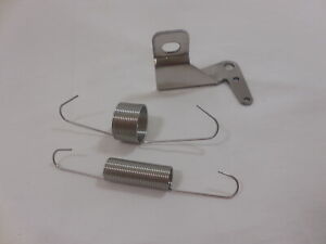 Carburetor Throttle Cable Bracket & Dual Spring Set Stainless steel Chevy Ford