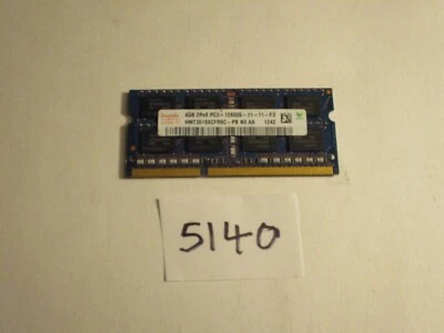 Hynix HMT351S6CFR8C-PB 4Gb 1600Mhz PC3-12800 DDR3 SODIMM laptop memory RAM 5140 - Image 1 of 2