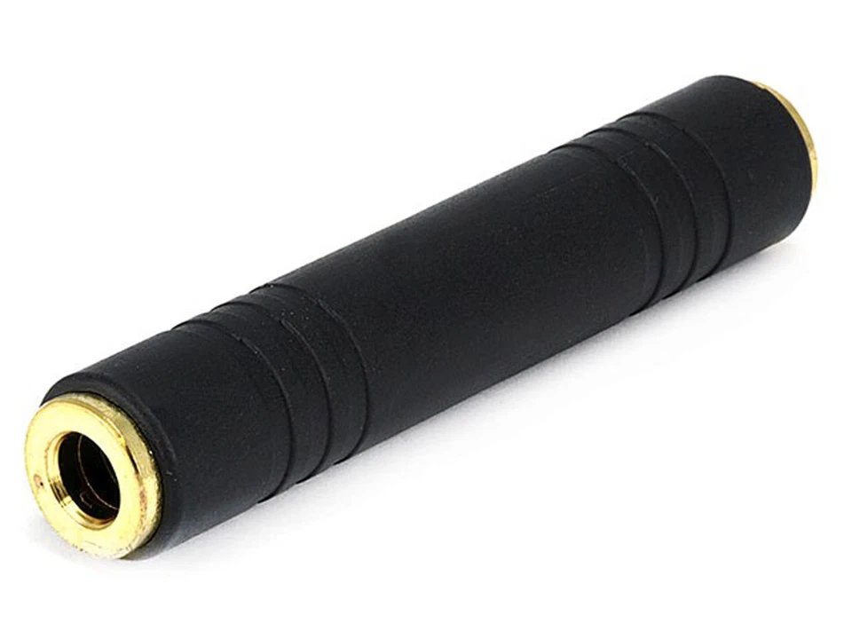 NEW - 6.35mm (1/4") Female Stereo Jack to 6.35mm 1/4" Female Stereo Jack Adapter Foto 1 de 1