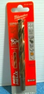 Milwaukee 48-89-2324, 27/64" Kobalt Bohrereinsatz, rote Helix, Hartmetall, KOSTENLOSER VERSAND - Bild 1 von 2