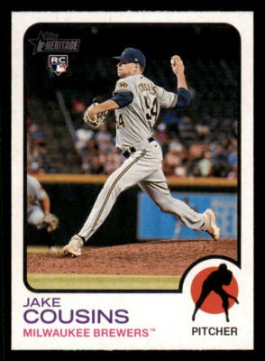 2022 Topps Heritage #116 Jake Cousins RC (ref 235309) - Image 1 of 2