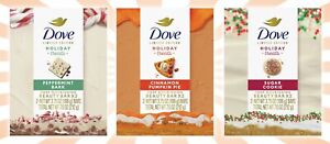 3 Dove Holiday Treats Beauty Bar Soap Deep Nourishment LIMITED EDITION 2pk