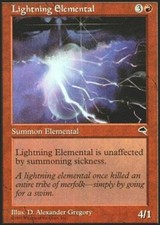 Lightning Elemental X4 (Tempest) MTG (NM) *CCGHouse* Magic