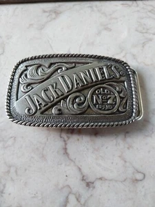 Jack Daniels 2005 Silver  Old No. 7 Vintage  Belt Buckle M1 - Picture 1 of 2