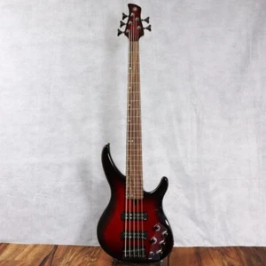 YAMAHA / TRBX605FM Dark Red Burst - Picture 1 of 10