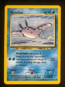 Pokemon 64/111 Mantine Neo Genesis Common NM - Picture 1 of 2