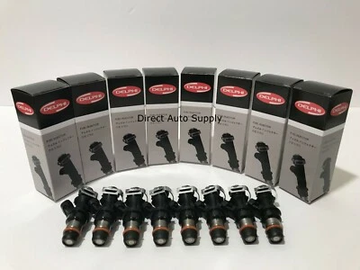 8PCS NEW OEM FUEL INJECTORS 25317628 FOR 01-07 GM 4.8L 5.3L 6.0L V8 - Image 1 of 4