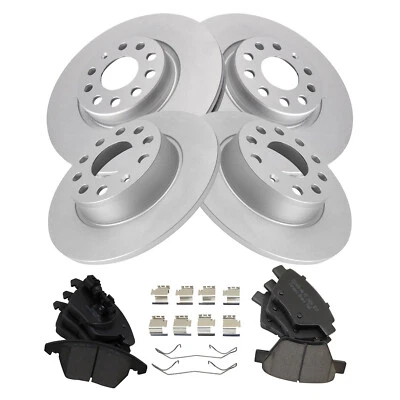 Front and Rear Disc Brake Kit for Volkswagen Eos, Audi A3, GTI, A3 Quattro, Foto 1 de 4