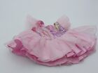 Build a Bear Workshop BABW Pink Purple Frilly Ruffle Dress Sparkly Lace
