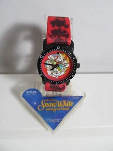 Timex Disney Snow White and the Seven Dwarfs Watch Stretch Flexible Band NOS - Picture 1 of 5