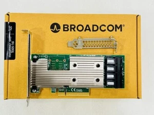 LSI AVAGO SAS 9305-16i Carte contrôleur logique HBA 16 ports SAS 12 Go/s mode informatique NAS - Photo 1/6
