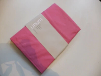* LINUM beschichtete Runde 170cm Tischdecke geölt 100% Baumwolle NEU Rosa - Bild 1 von 4