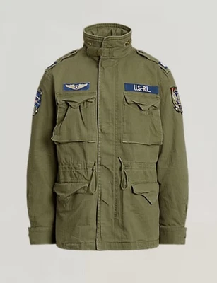Jaqueta Polo Ralph Lauren The Iconic Field M-65 Exército Militar Nova Com Etiquetas Masculina GG - Imagem 1 de 4