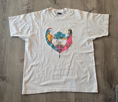  Camiseta de mujer nativa americana de una sola puntada Aldo Ray de colección puntada única 1991 Foto 1 de 4