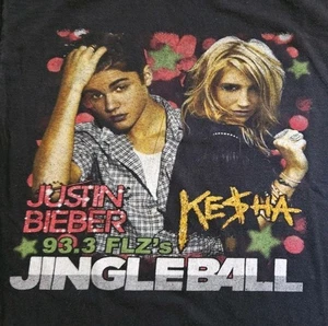 Jingleball Justin Bibler Kesha Sean Kingston 2012 Concert Size Large - Picture 1 of 6