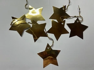 10 - 500 CHRISTMAS GIFT TAGS GOLD STARS SHINY PRESENT TAG WRAPPING LABEL BIRTHDA - Picture 1 of 5