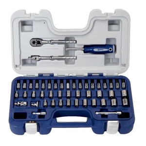 Williams 1/4" Drive Metric/SAE 6-Point Socket Set (47-Piece) - Picture 1 of 1