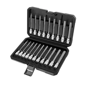 20 Pieces Hex Bit Socket Set Professional SAE and Metric for Mechanics - Picture 1 of 5