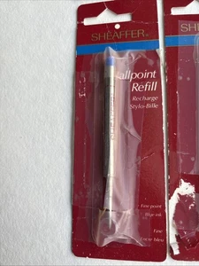 Vintage Sheaffer 4 Refills Ballpoint Fine/Med Point Black Ink, in Package, NOS - Picture 1 of 2